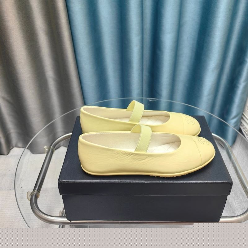 Ch*el leather shoes